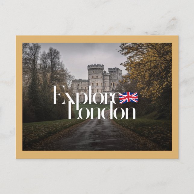 Postal Explorar Londres (Anverso)