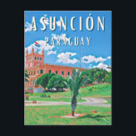 Postal Explorez la capitale du Paraguay Asunción<br><div class="desc">Explorez la magnifique capitale du Paraguay avec notre superbe poster d'Asunción ! Plongez dans l'histoire riche de cette ville fascinante, nichée au cœur de l'Amérique du Sud. Notre poster captivant présente les sites emblématiques d'Asunción, tels que le Palacio de los López et la majestueuse cathédrale Nuestra Señora de Asunción. Admirez...</div>