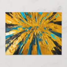 Explosión abstracta de ráfaga dorada