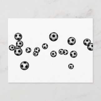 Postal Explosión de bolas de fútbol
