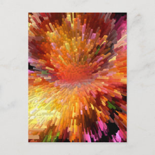 Postal Explosión de cubo solar