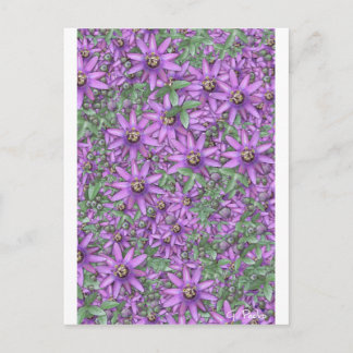 Postal Explosión de flores de pasión