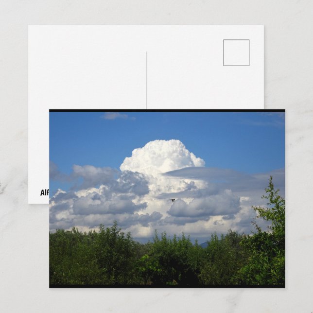 Postal Explosión de Nubes (Anverso / Reverso)
