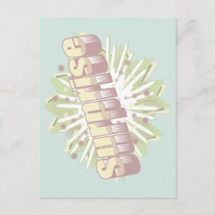Postal Explosión de onomatopoyía de sorpresa