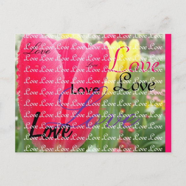 Postal Explosión de primavera (Anverso)