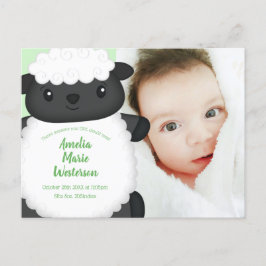 Postal Explotación de ovejas Baby Shower