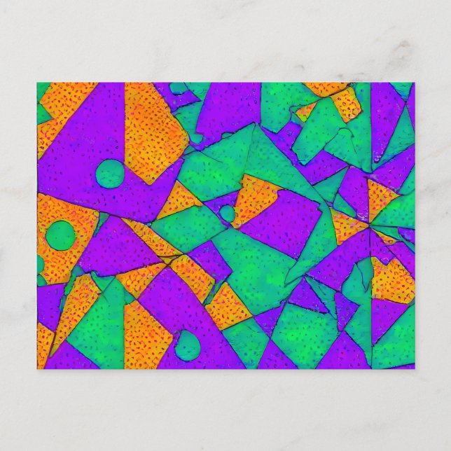 Postal Explotado - Ken Gage Abstracto (Anverso)