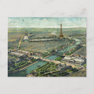 Postal Expo Mundial 1900 París Francia