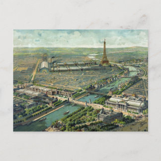 Postal Expo Mundial 1900 París Francia