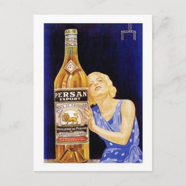 Postal Exportación de Persan (Anverso)