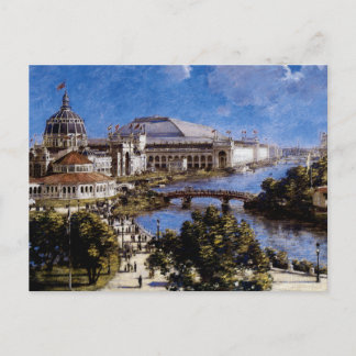 Postal Exposición colombiana de Chicago