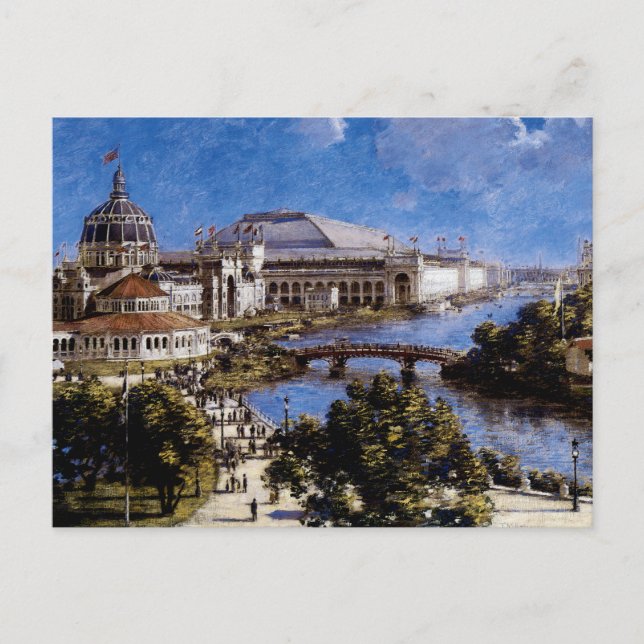 Postal Exposición colombiana de Chicago (Anverso)