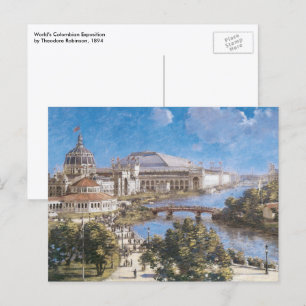 Postal Exposición colombiana del mundo por Theodore Robin