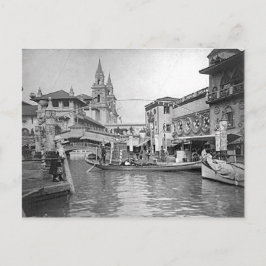 Postal Exposición De Columbia De 1893 "Canal De Venecia"