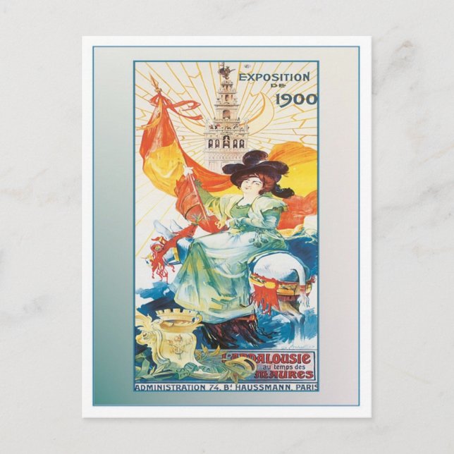 Postal Exposición de España (Anverso)