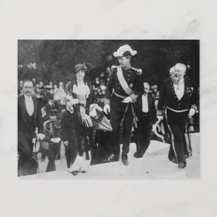 Postal Exposición de King Albert y Queen Elizabeth Ghent