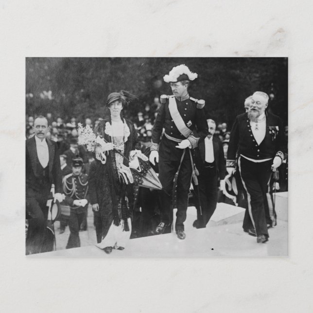 Postal Exposición de King Albert y Queen Elizabeth Ghent  (Anverso)