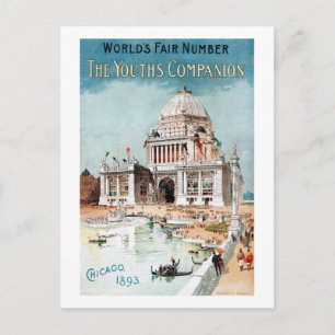 Postal Exposición de la feria de Chicago de 1893