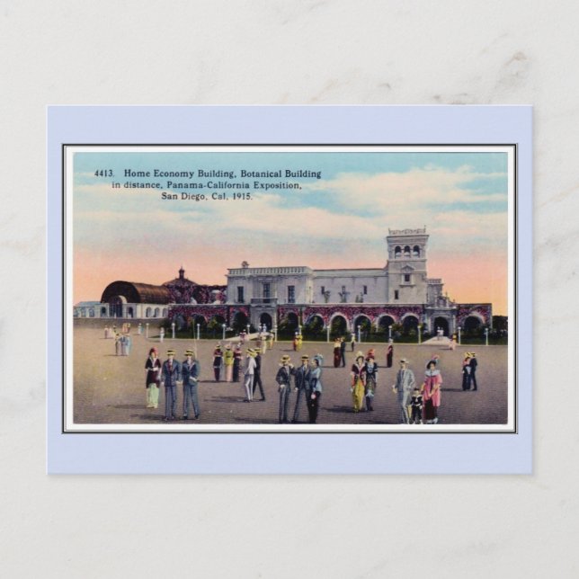 Postal Exposición de Panamá 1915 San Diego 13 (Anverso)
