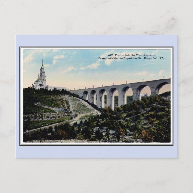 Postal Exposición de Panamá 1915 San Diego 27 (Anverso)