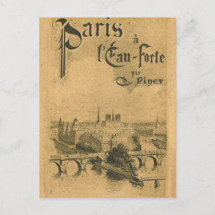 Postal Exposición de París de 1900