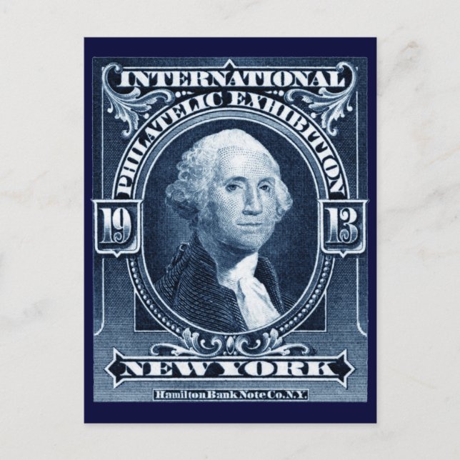 Postal Exposición Filatélica de Nueva York de 1913 (Anverso)