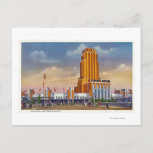 Postal Exposición General Motors, Feria Mundial de 1934