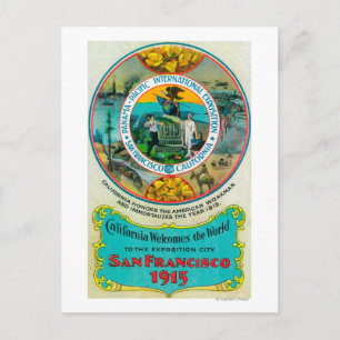 Postal Exposición Internacional del Pacífico Panamá