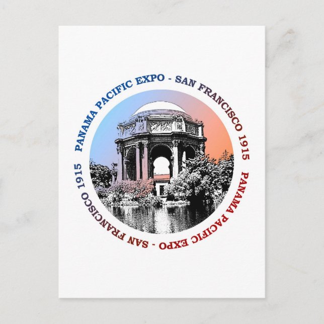 Postal Exposición Panamá Pacific de San Francisco (Anverso)