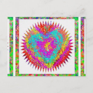 Postal Expresión ARTÍSTICA: ASUNTO DEL CORAZÓN