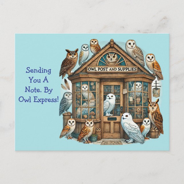 Postal Express Owl Genérico  (Anverso)