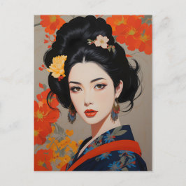 Postal Exquisitas mujeres chinas orientales