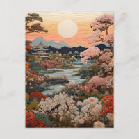 Exquisito arte tradicional japonés de tapiz: