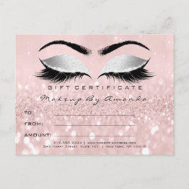 Postal Extensión de latigazos de certificado de regalo Ma