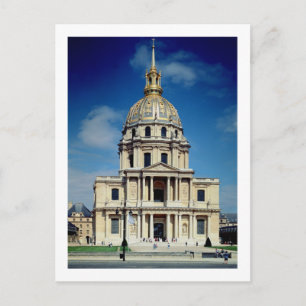 Postal Exterior de la iglesia, iniciado en 1676 (foto)