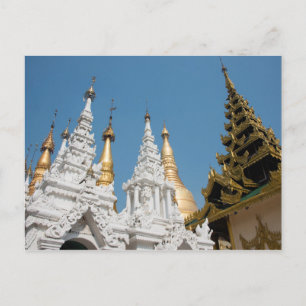 Postal Exterior de la Pagoda Shwedagon