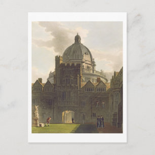 Postal Exterior del Colegio Brasenose y Biblioteca Radcli