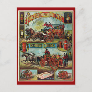 Postal Extinguidores de incendios y motores químicos