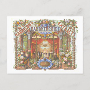 Postal Extractos de pañuelos para publicidad de época