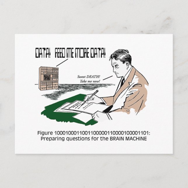 Postal Extraña Clip Art #2 (Anverso)