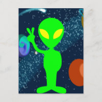 Extranjero de espacio verde de la paz