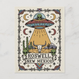 Postal Extranjero de Nuevo México Roswell