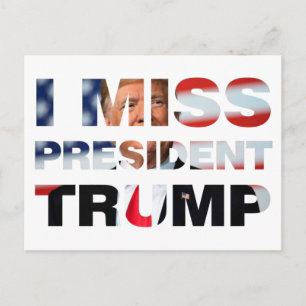 Postal Extraño Al Presidente Trump