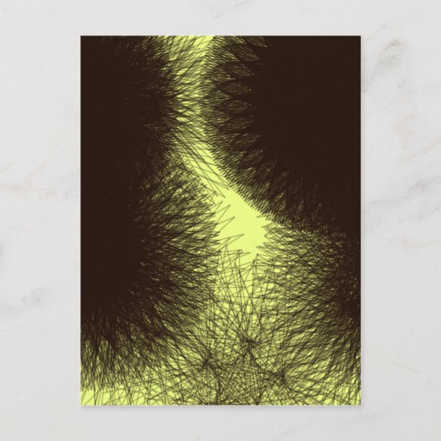 Postal extraño misterio 576 arte abstracto (Anverso)