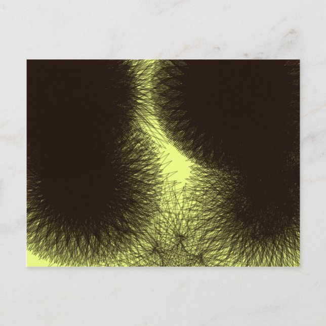 Postal extraño misterio 576 arte abstracto (Anverso)