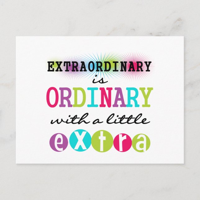 Postal Extraordinario (Anverso)