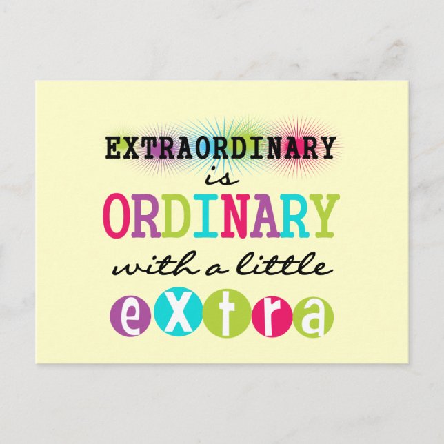 Postal Extraordinario (Anverso)