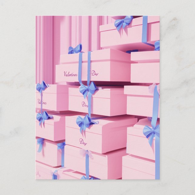 Postal Extravagancia del regalo de San Valentín (Anverso)