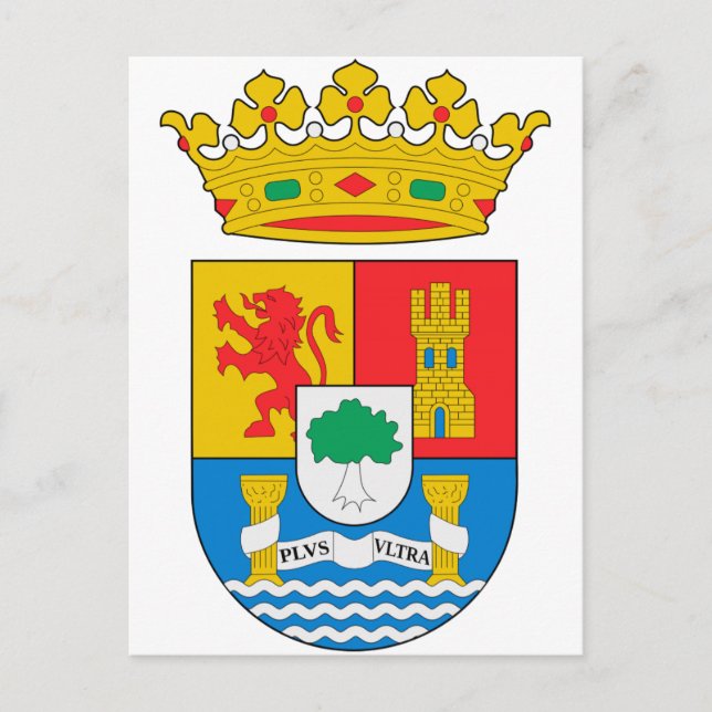 Postal Extremadura (España) Escudo de armas (Anverso)
