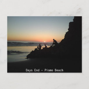 Postal Extremo de los días - playa de Pismo